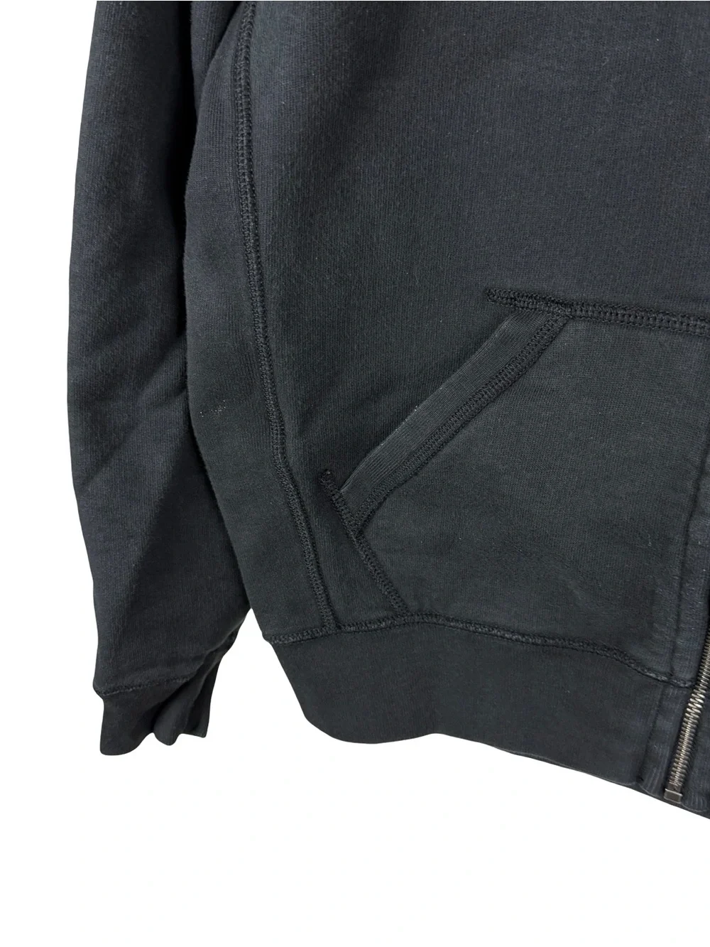 Mens Polo Ralph Lauren Small Pony Full Zip Black Heavyweight Hoodie Size S